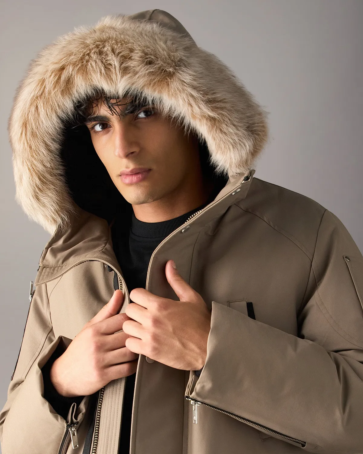 Moose Knuckles Stirling 2.0 parka duvet ashen-bronze longue chaude