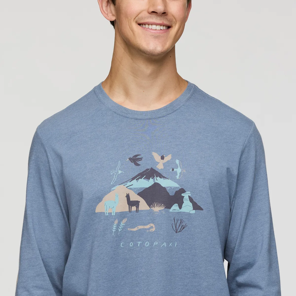 Cotopaxi Solstice t-shirt manche longue homme Woods coton bio