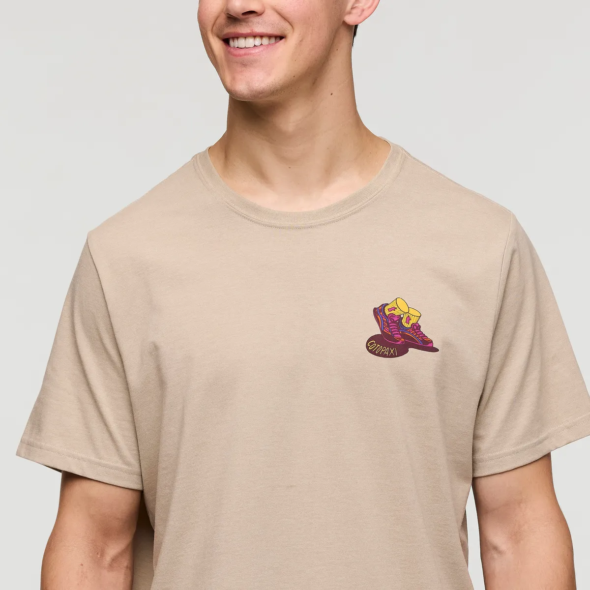 Cotopaxi On the Trail Again t-shirt homme Rusty coton bio