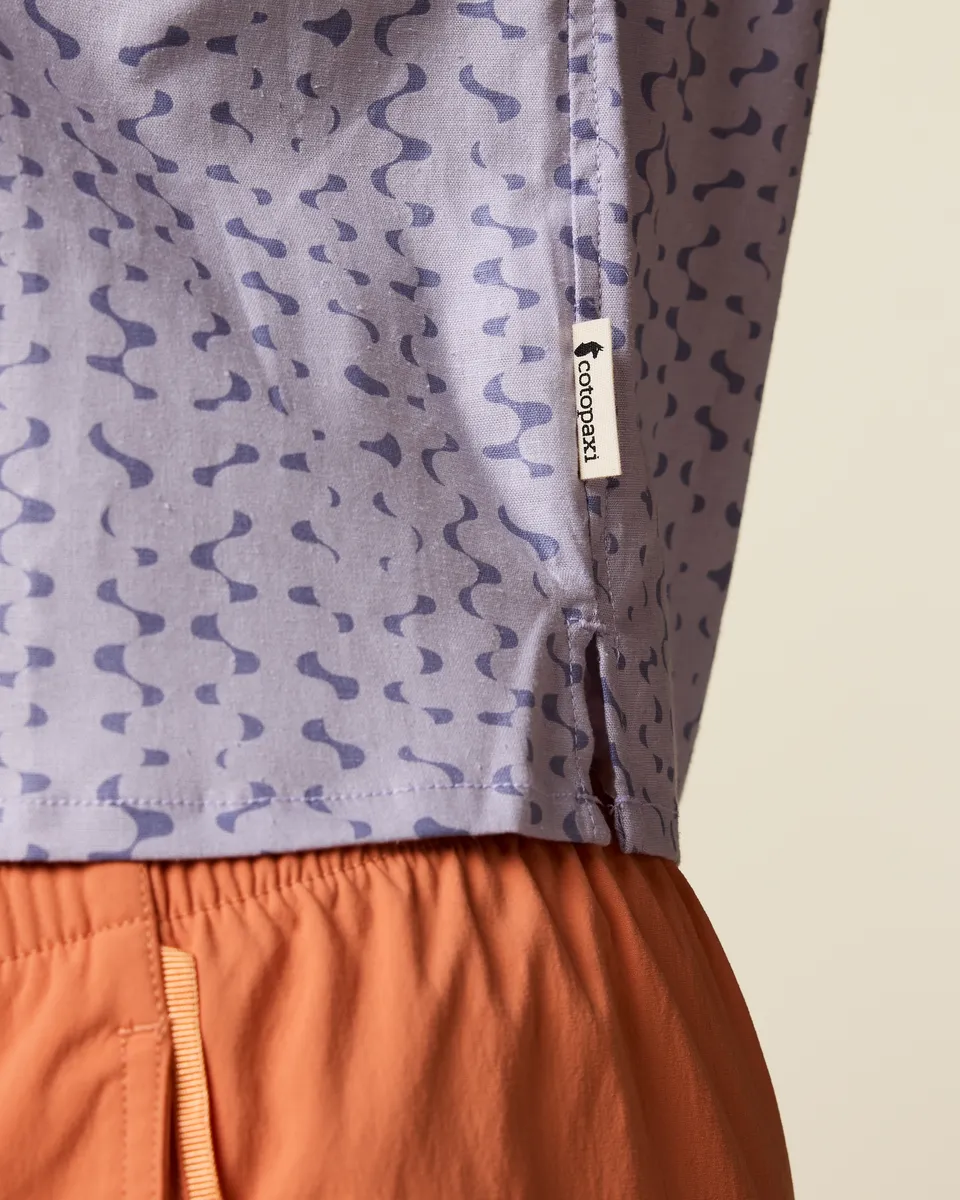 Cotopaxi Afuera Button Up chemise femme Shimmer Honeydew légère