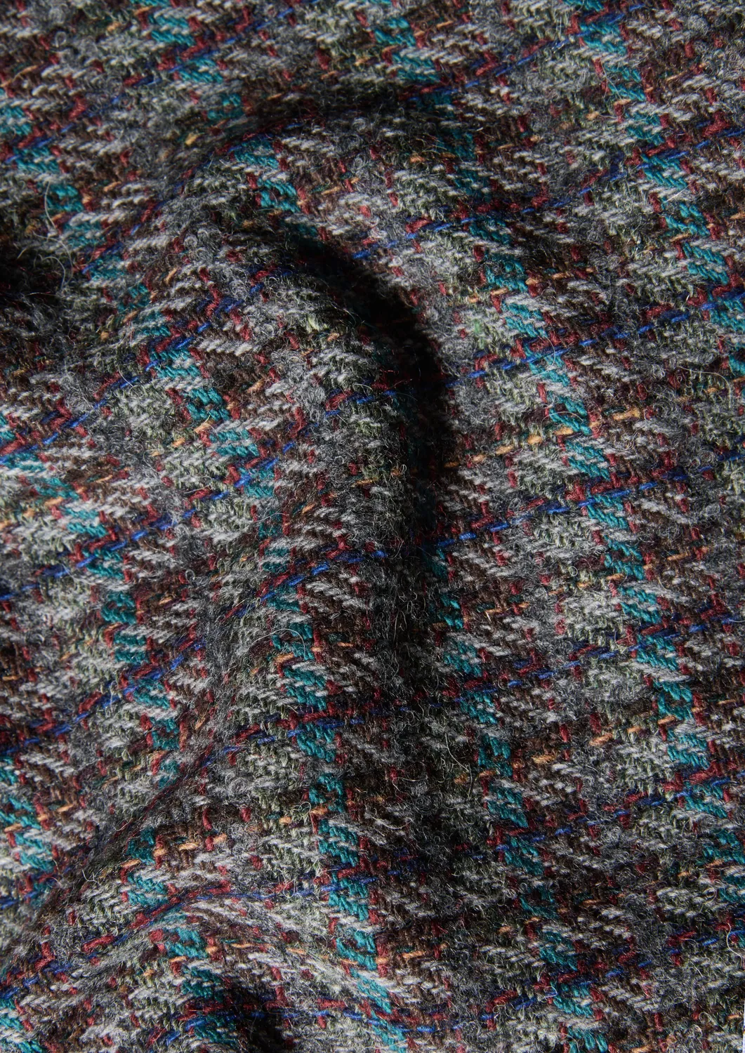 Soubacq Le Bleu Amarna veste de travail laine chinée