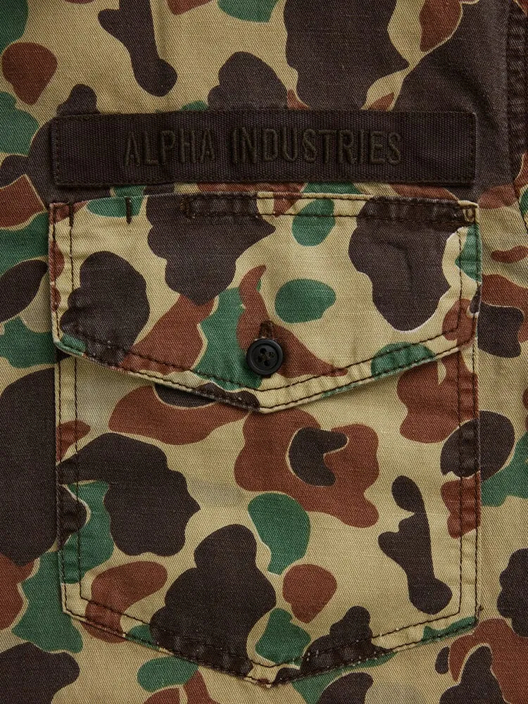 Alpha Industries Fatigue surchemise camo coton