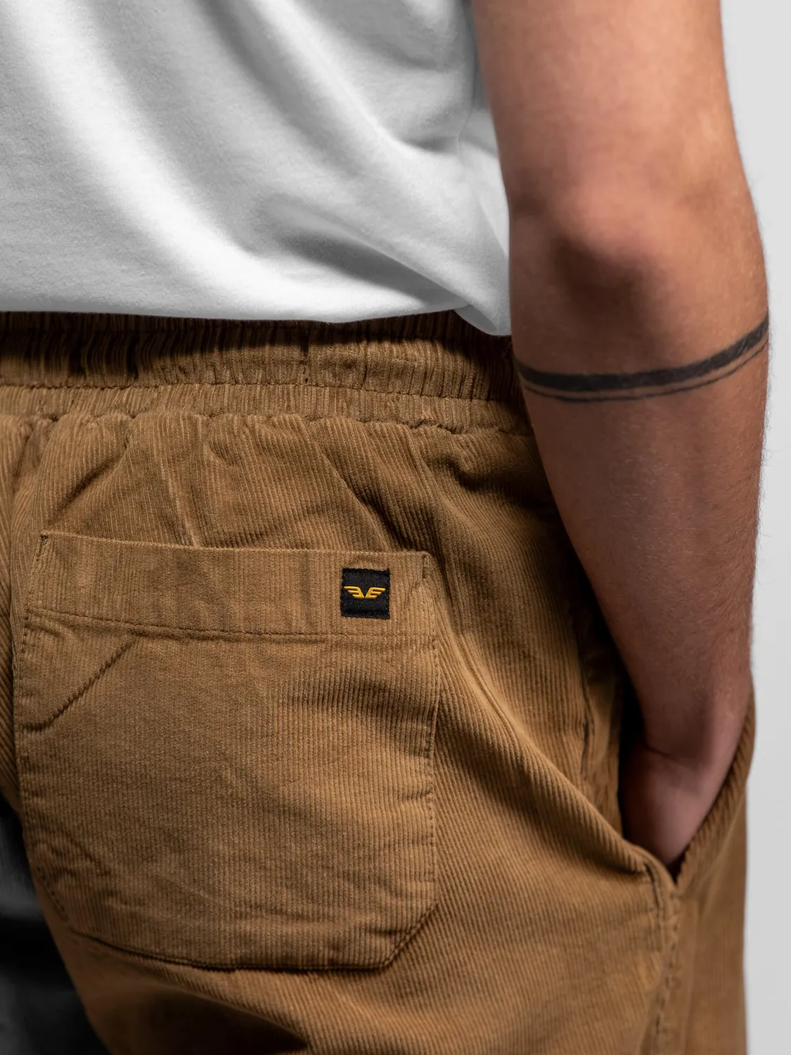 Daytona Letcher short velours homme taille élastique