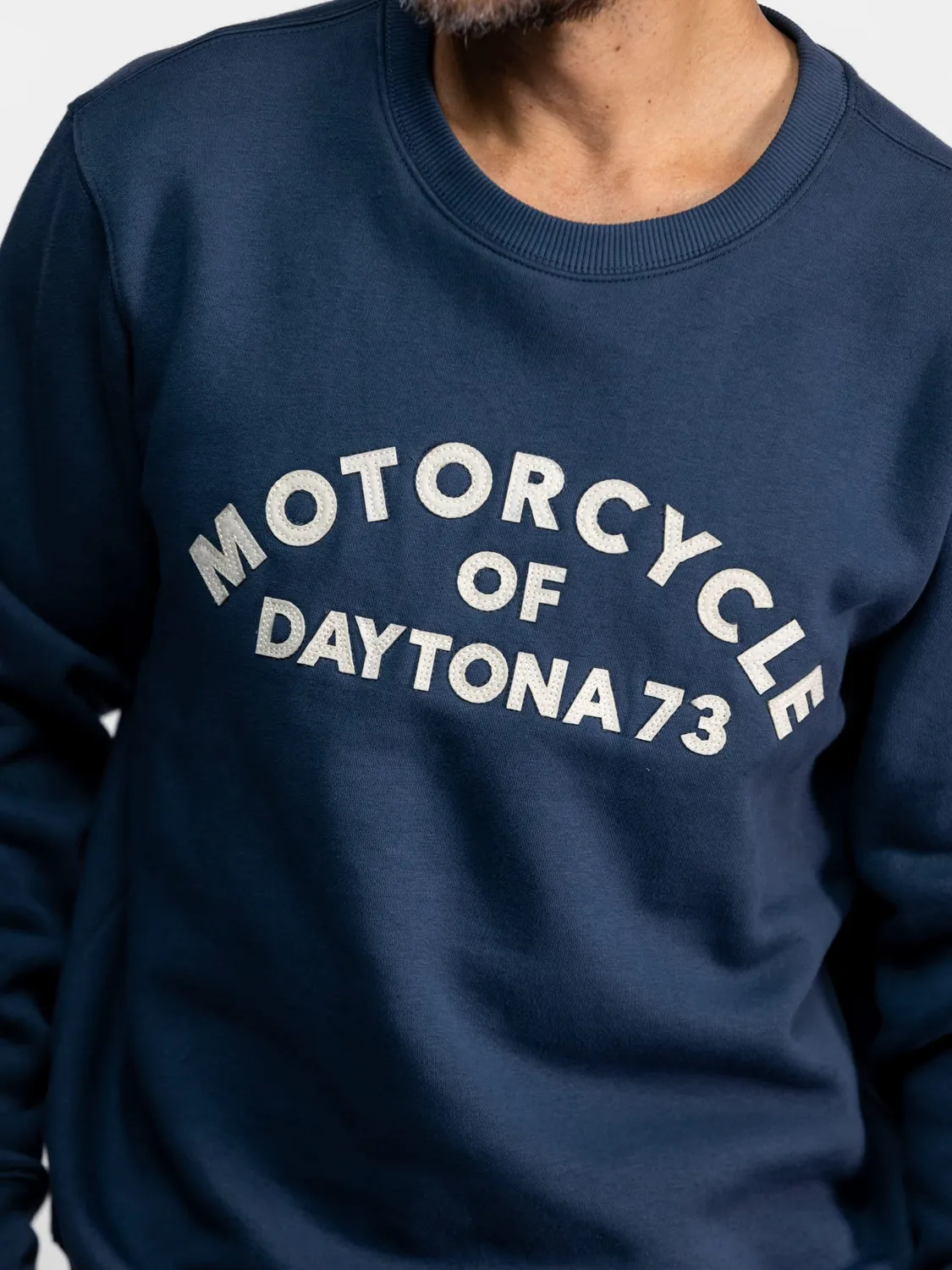 Daytona Monterey sweat moto molleton vintage blue