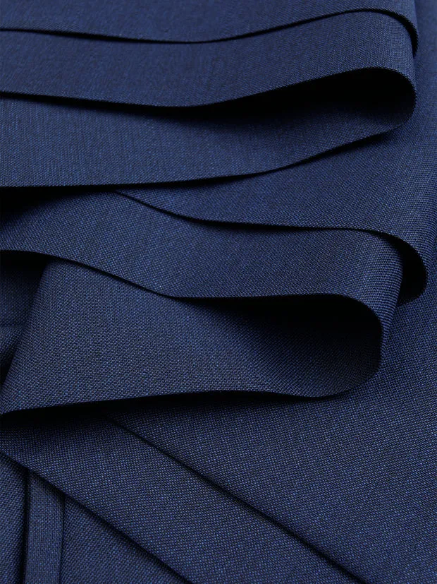 Hollington Siza pantalon laine marine infroissable