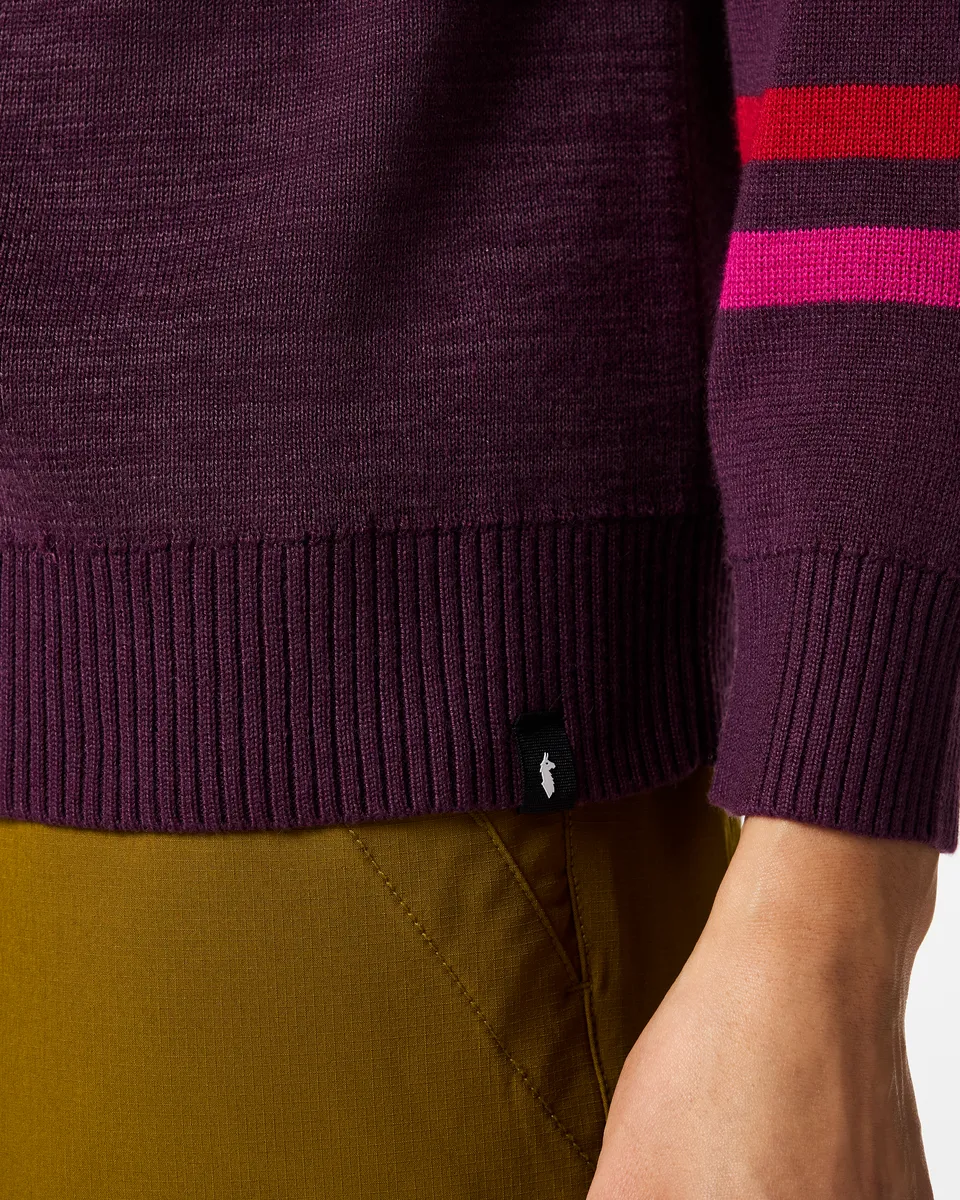Cotopaxi Crew pull tricot femme Chalk tricoté