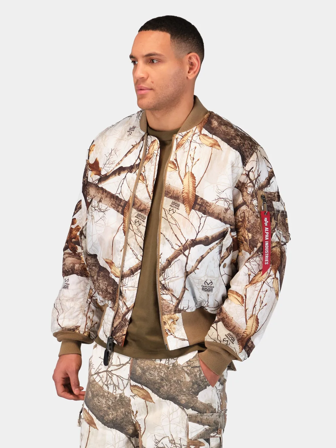 Alpha Industries MA-1 Camo blouson Snow Realtree Camo