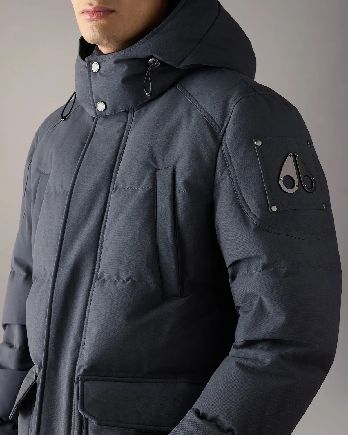 Moose Knuckles Banff Down parka cement