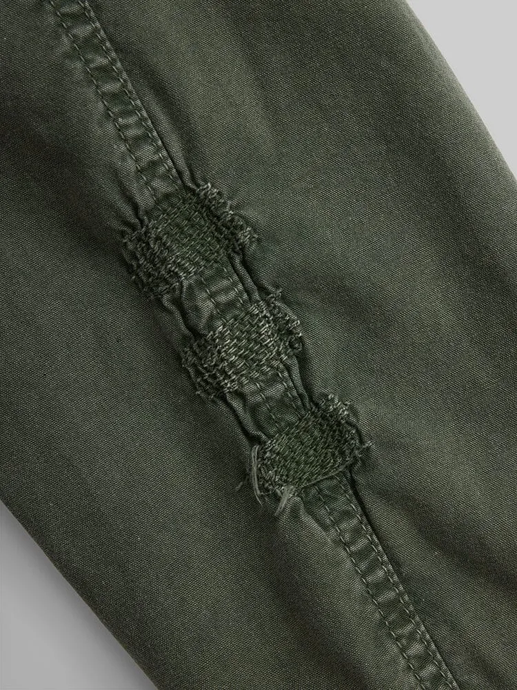 Alpha Industries L-2B Rip Repair bomber OG-107 Green coton