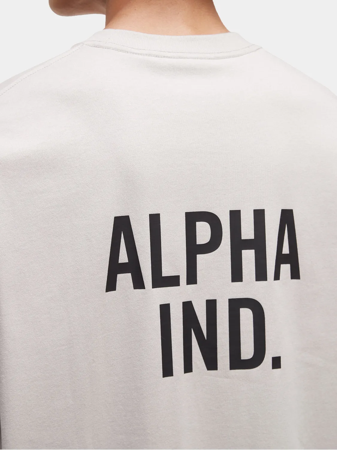 Alpha Industries UNFRM T-shirt Ivoire Poche Coton