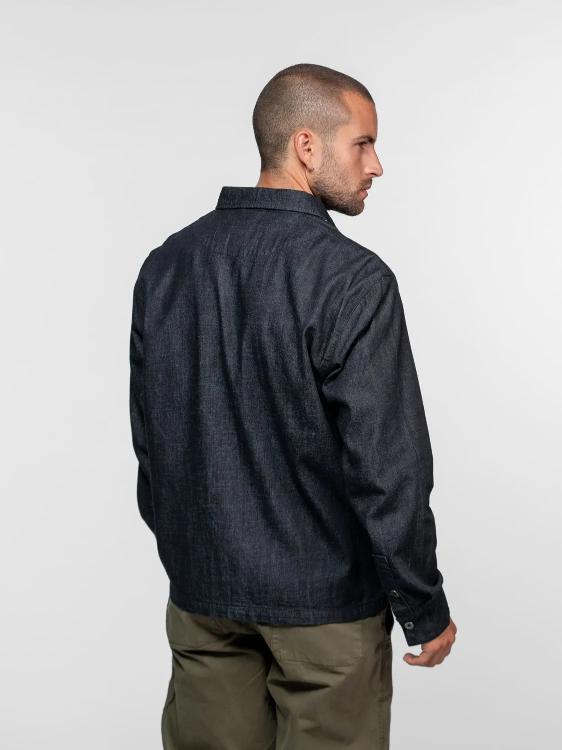 DAYTONA Abril chemise denim homme rincé wash