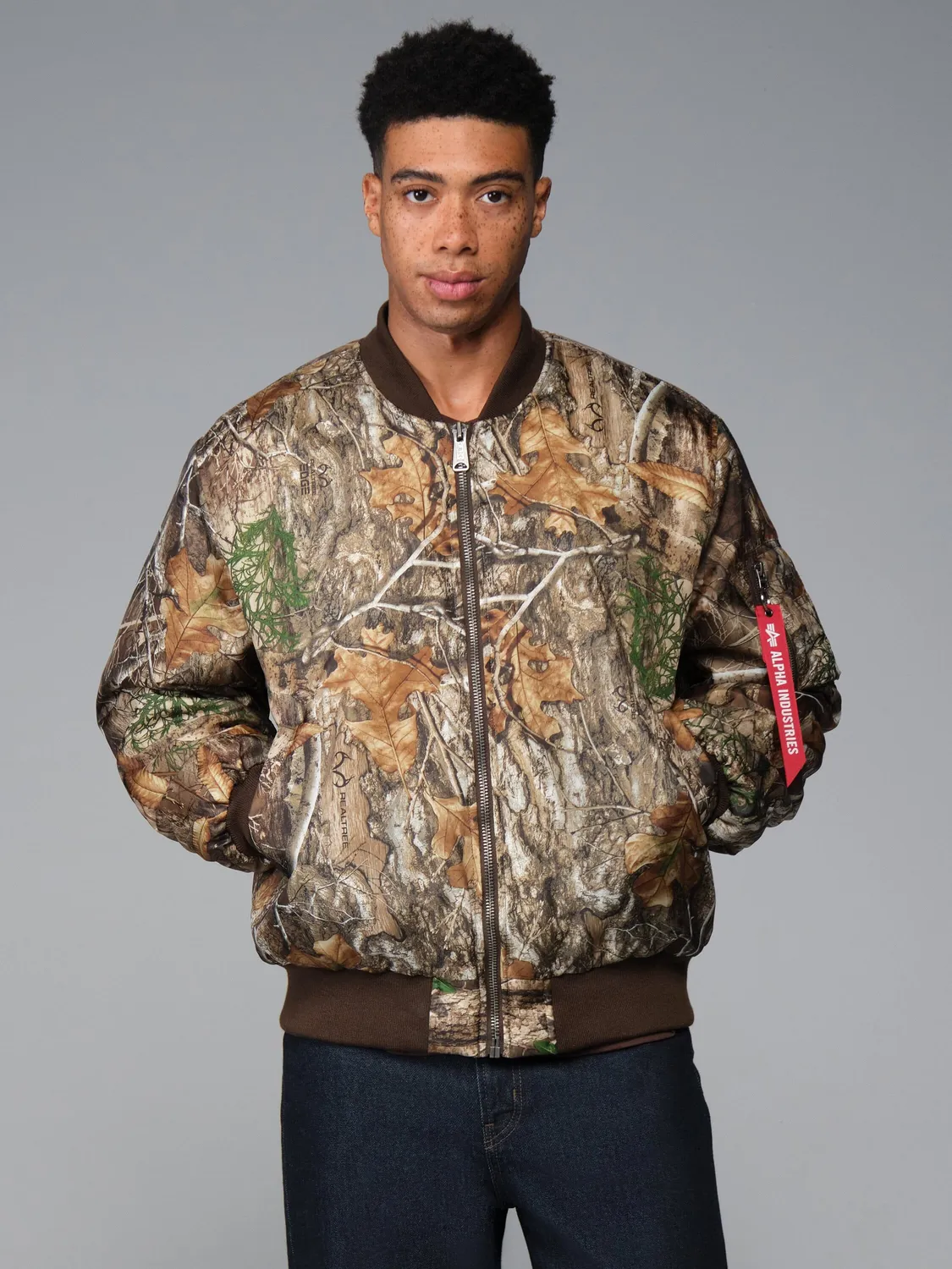Alpha Industries MA-1 Oxford Camo bomber Realtree Camo déperlant