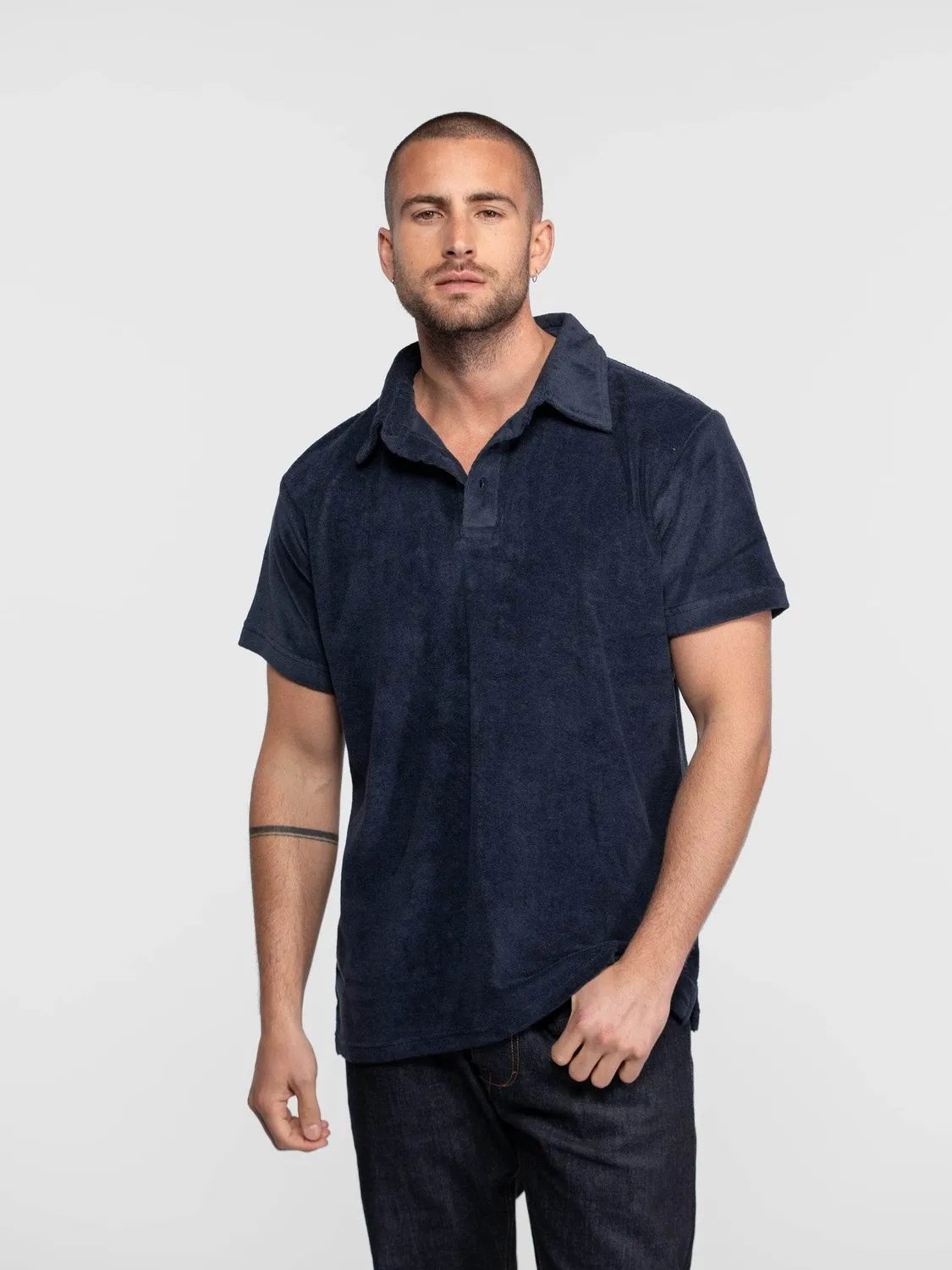 Daytona Brody polo éponge homme corail été