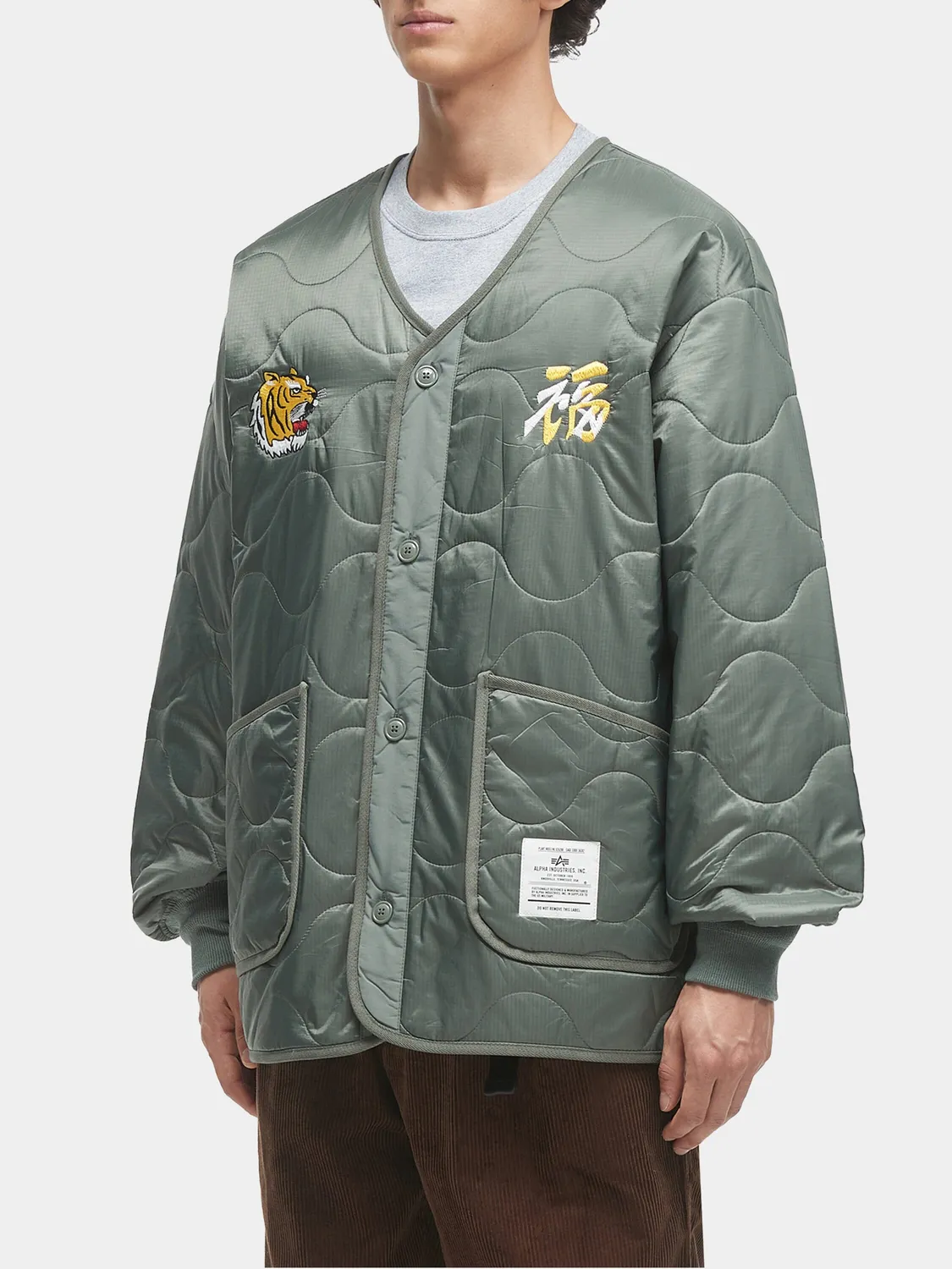 Alpha Industries Unfrm Tiger Liner veste Olive nylon