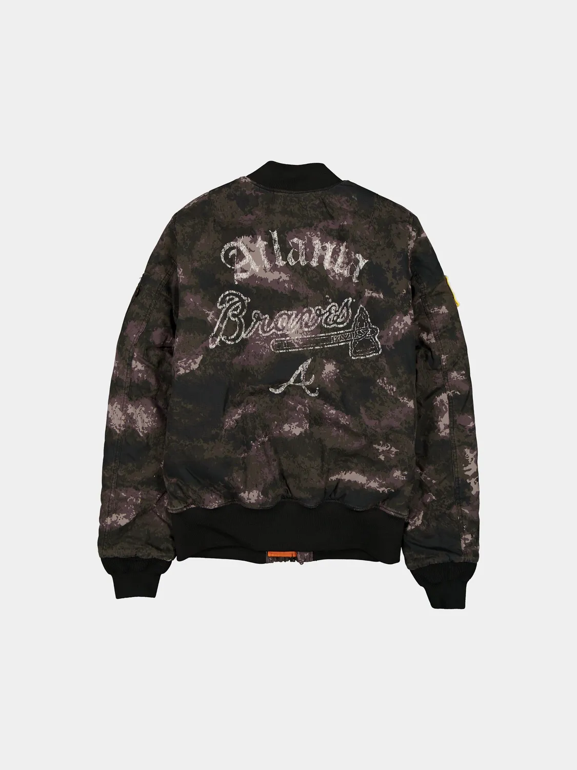 Alpha Industries MA-1 Braves blouson noir camo réversible