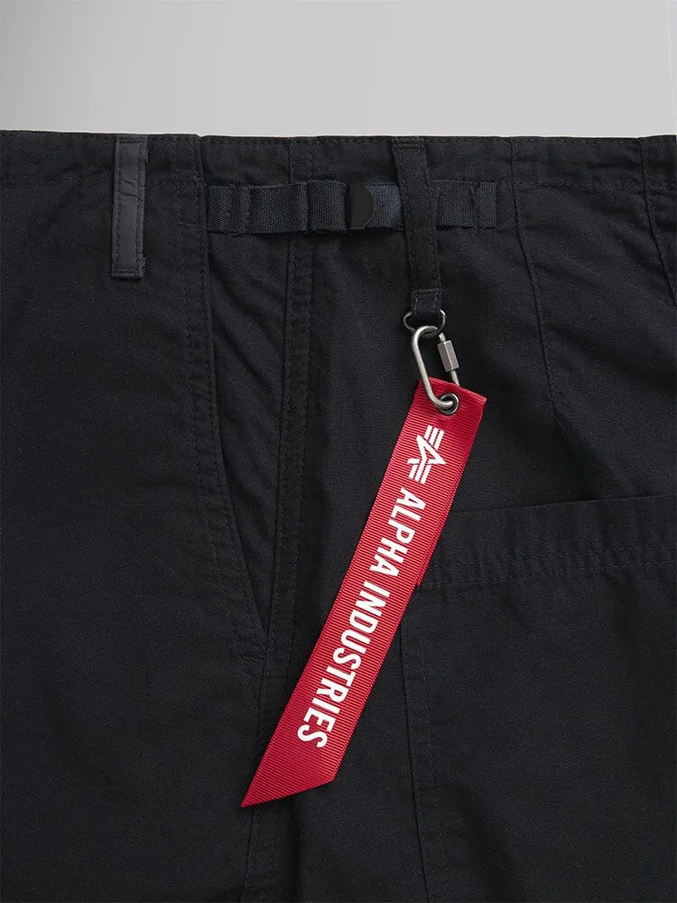 Alpha Industries Barrel pantalon coton noir taille haute femme