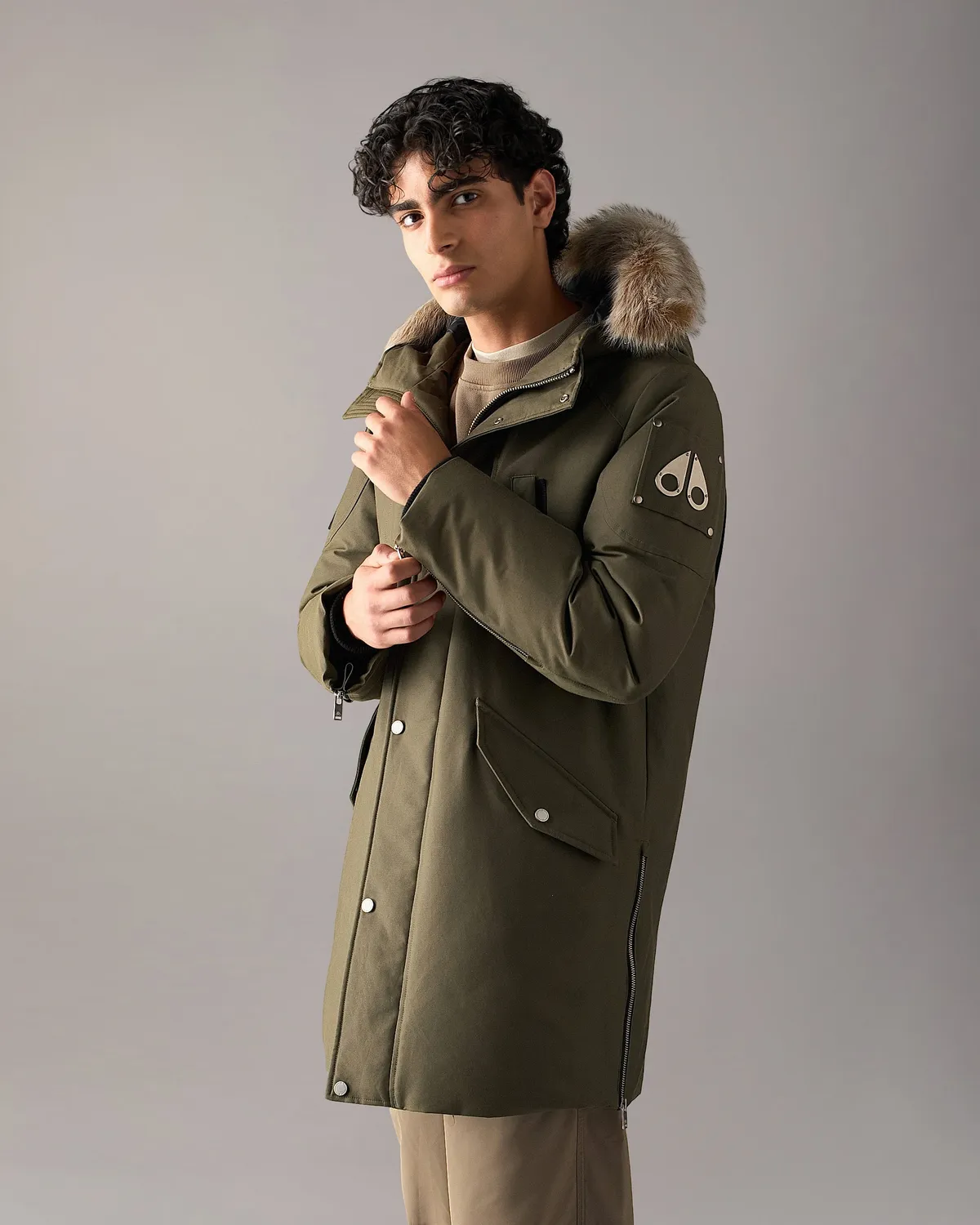 Moose Knuckles Stirling 2.0 parka black-bronze