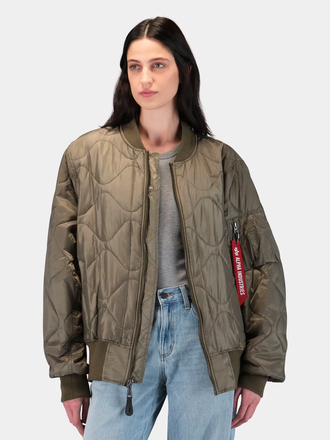 Alpha Industries L-2B Relaxed Quilted flight OG-107 Green