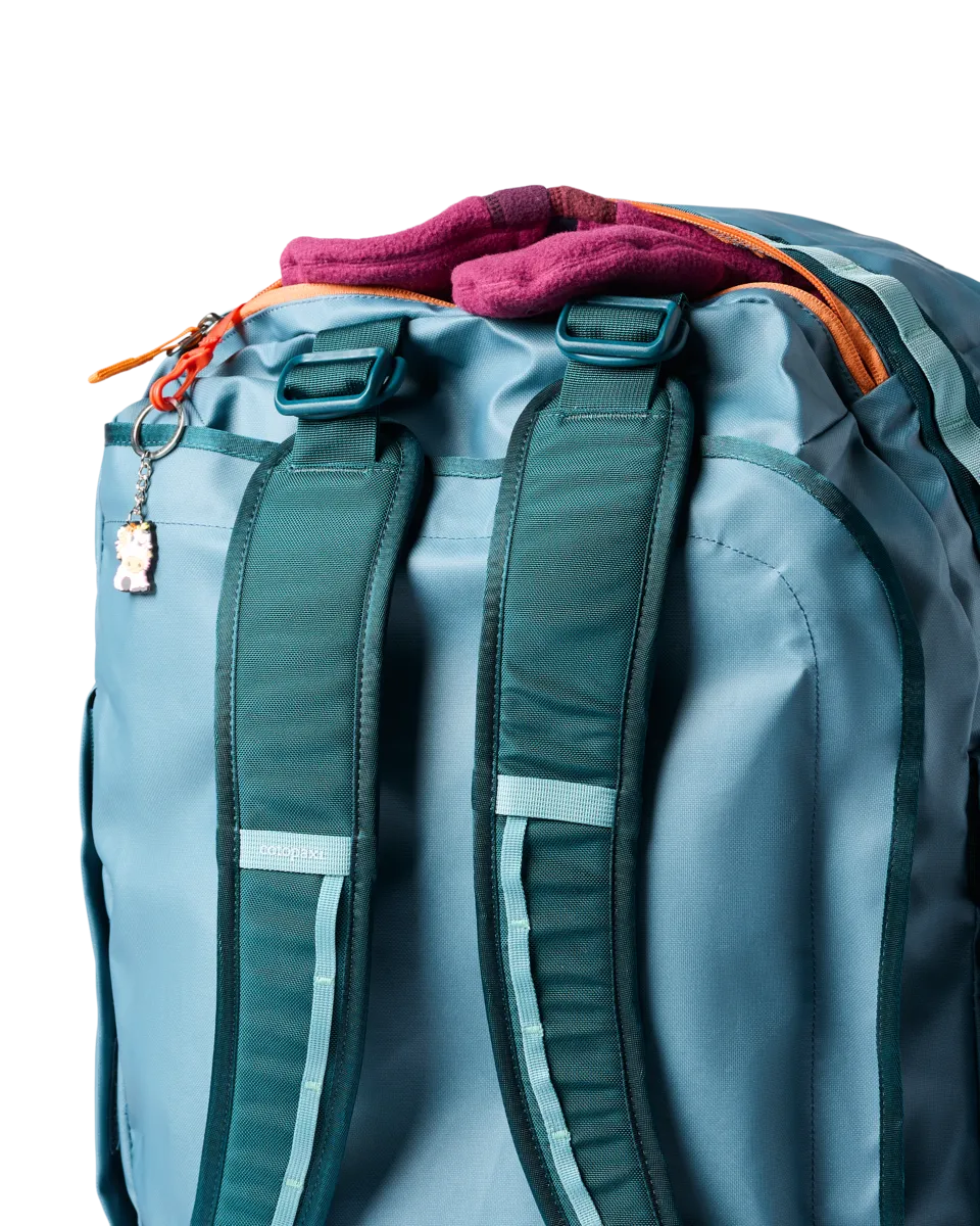 Cotopaxi Allpa Getaway 100L duffel Blue Spruce robuste