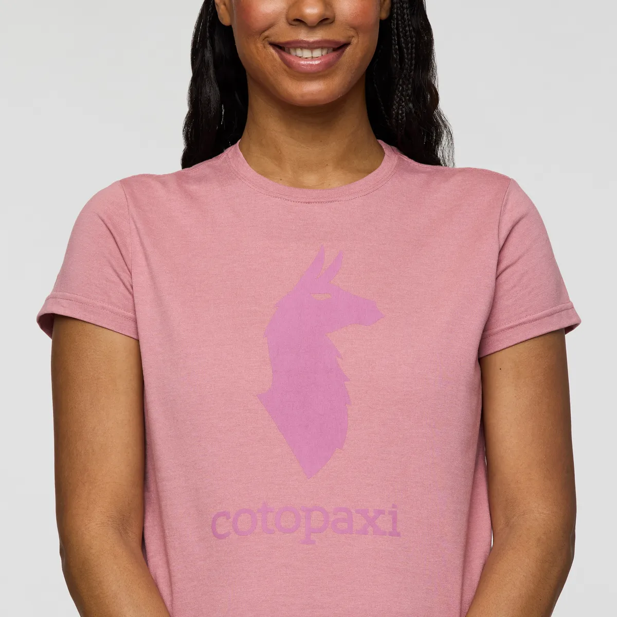 Cotopaxi Llama t-shirt femme Dusty Rose coton bio