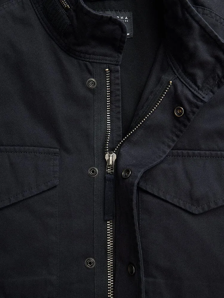 Alpha Industries M-65 Mod Gen II field jacket noir 100% coton