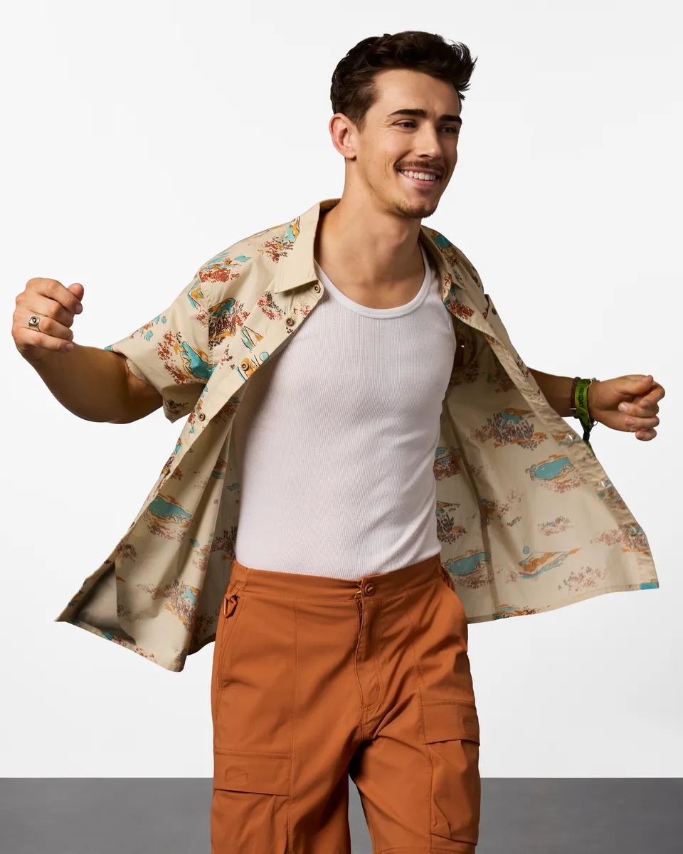 Cotopaxi Estival chemise homme imprimée coton léger