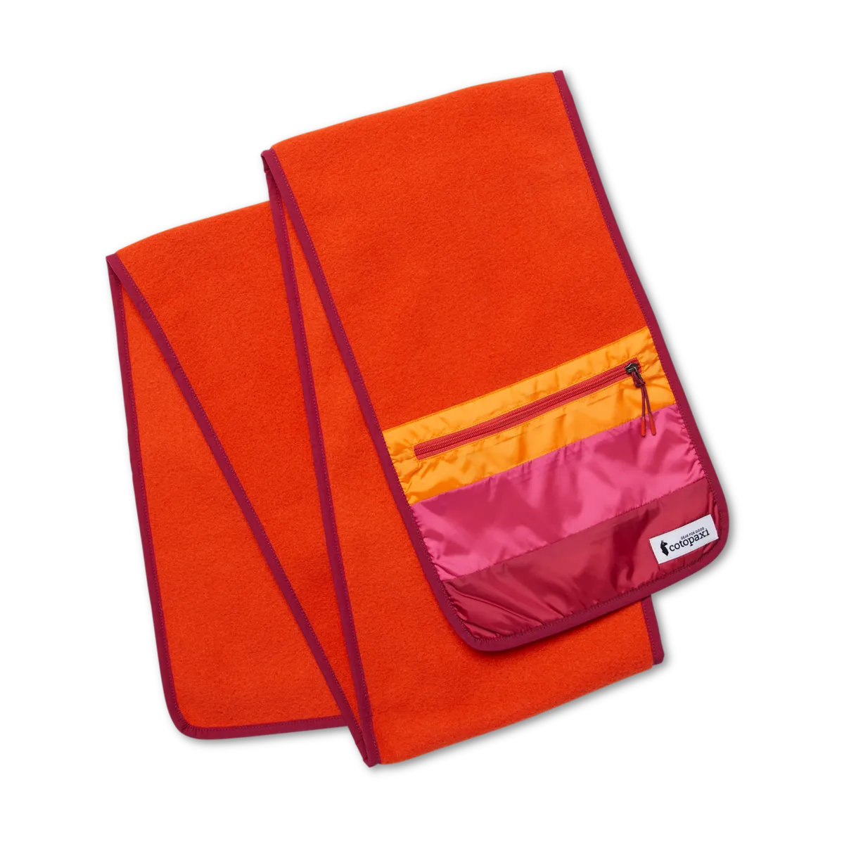 Cotopaxi Teca écharpe polaire poche zippée color-block