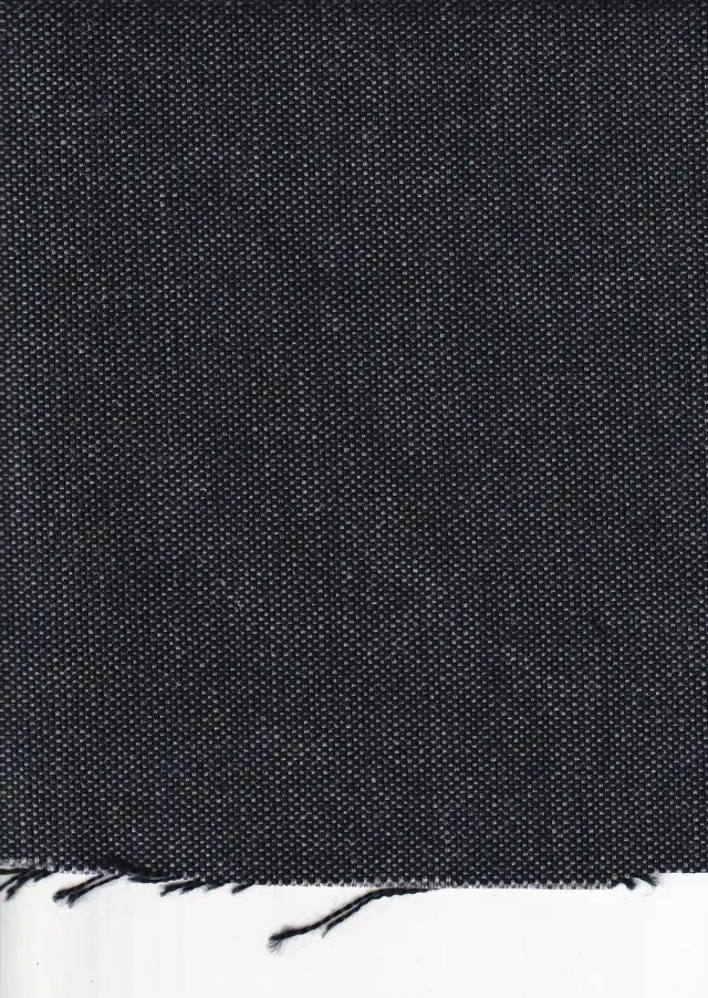 Hollington tissu coton oxford charcoal au mètre