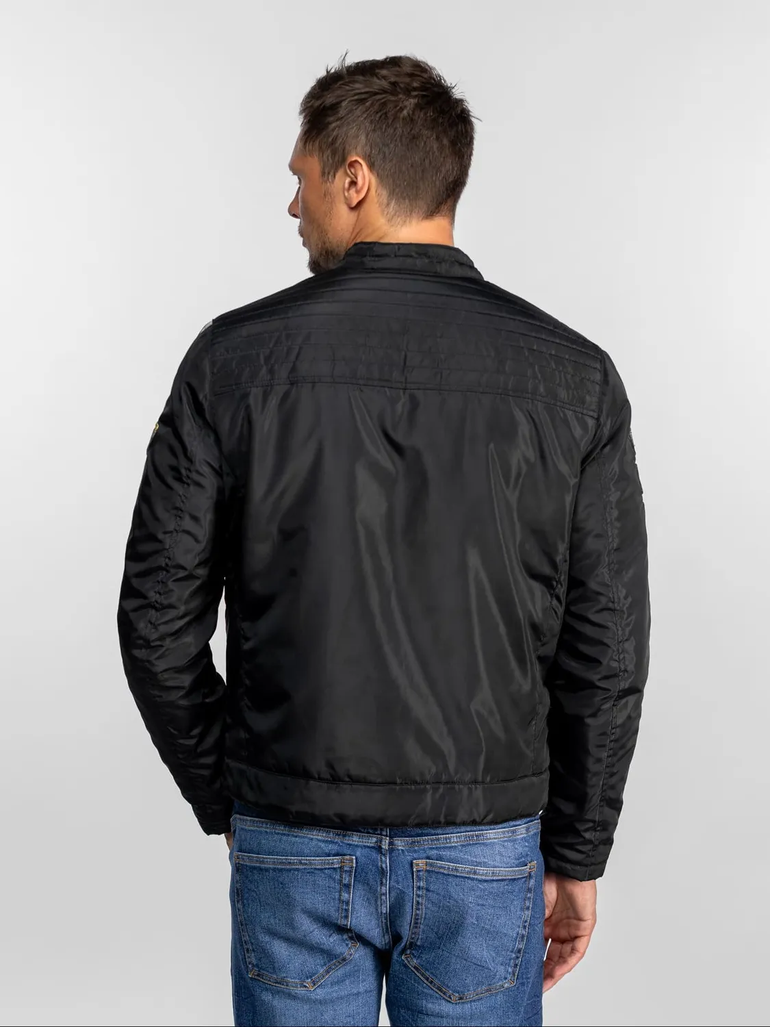Daytona Lansine veste moto homme noir nylon matelassée