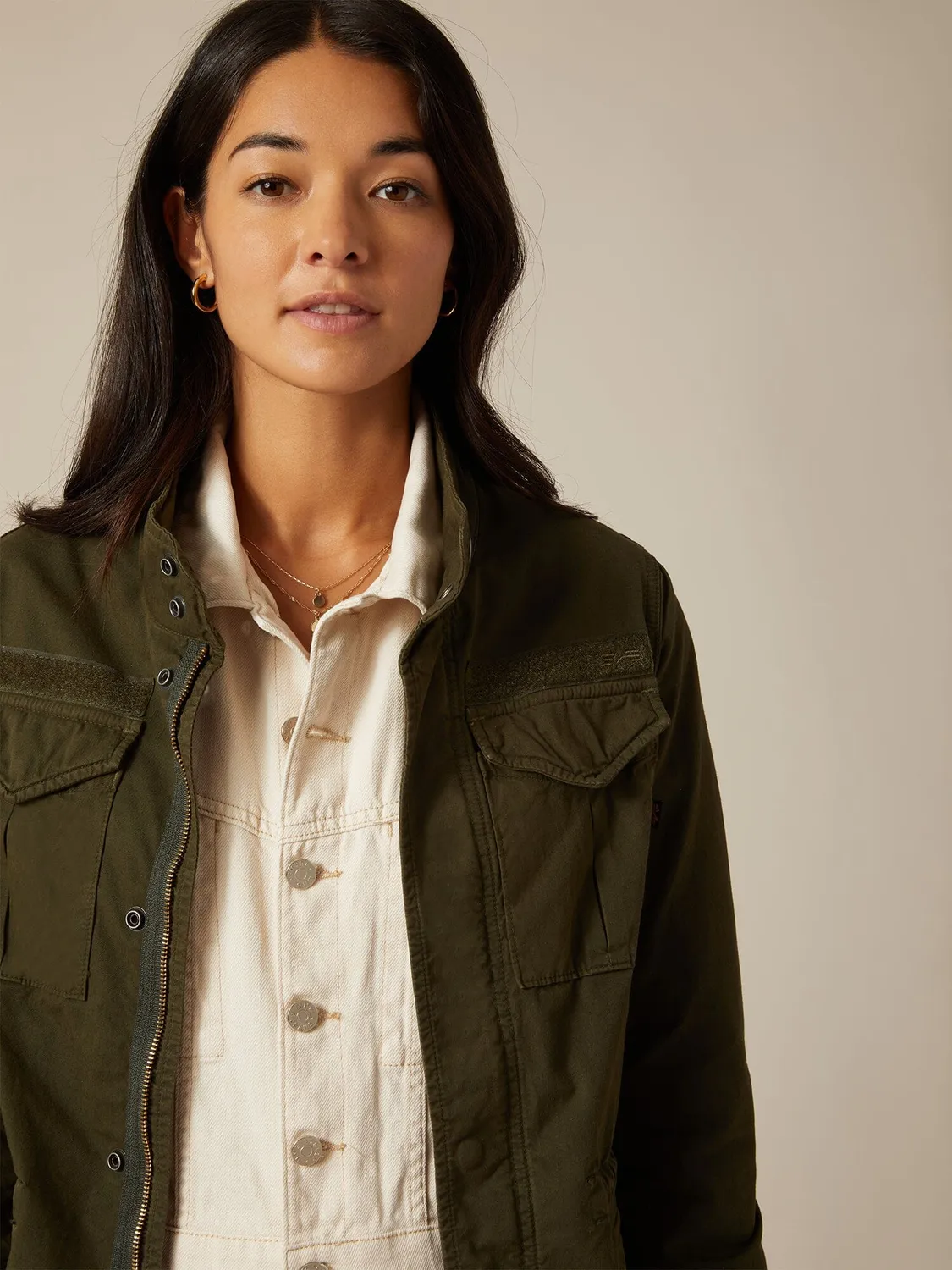 Alpha Industries M-65 Mod veste field noire coton