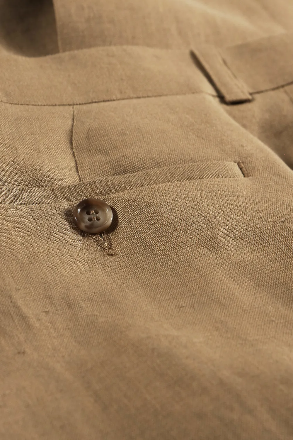 Hollington Siza café au lait pantalon lin taille 42