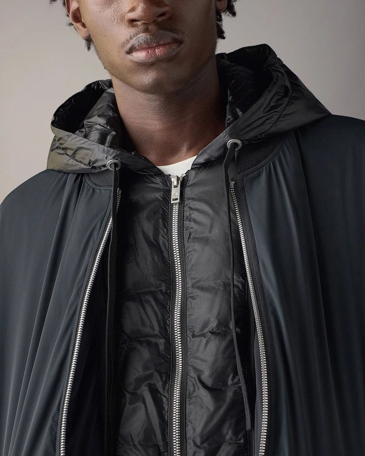 Moose Knuckles Brixton Down Bomber blouson noir