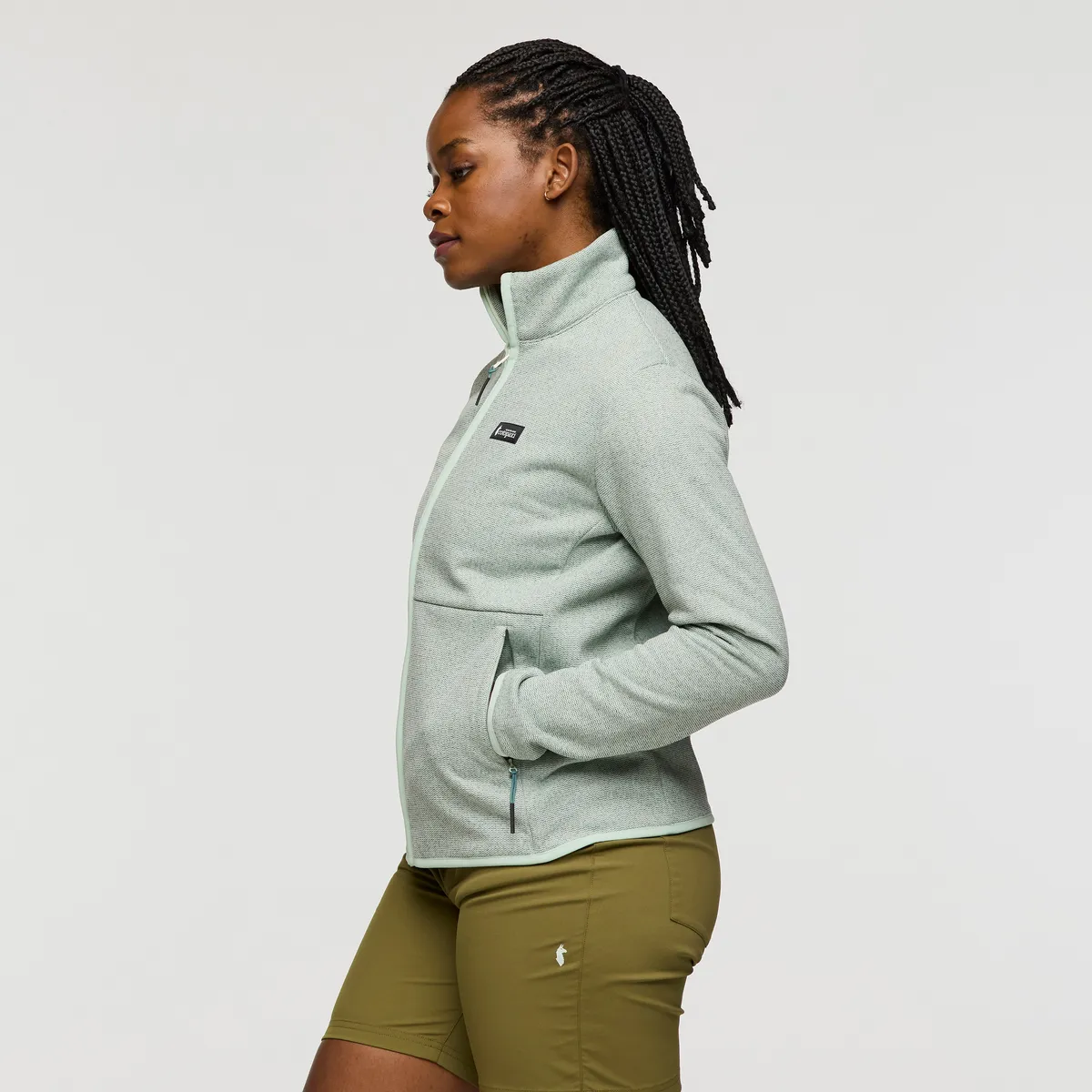 Cotopaxi Envo veste polaire femme Heather Foam zippée