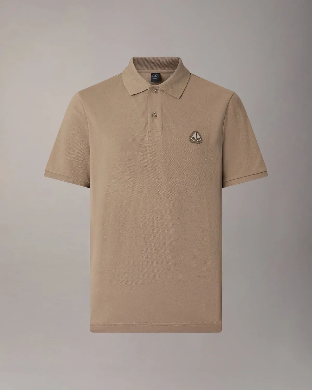 Moose Knuckles Everett polo gris Ashen