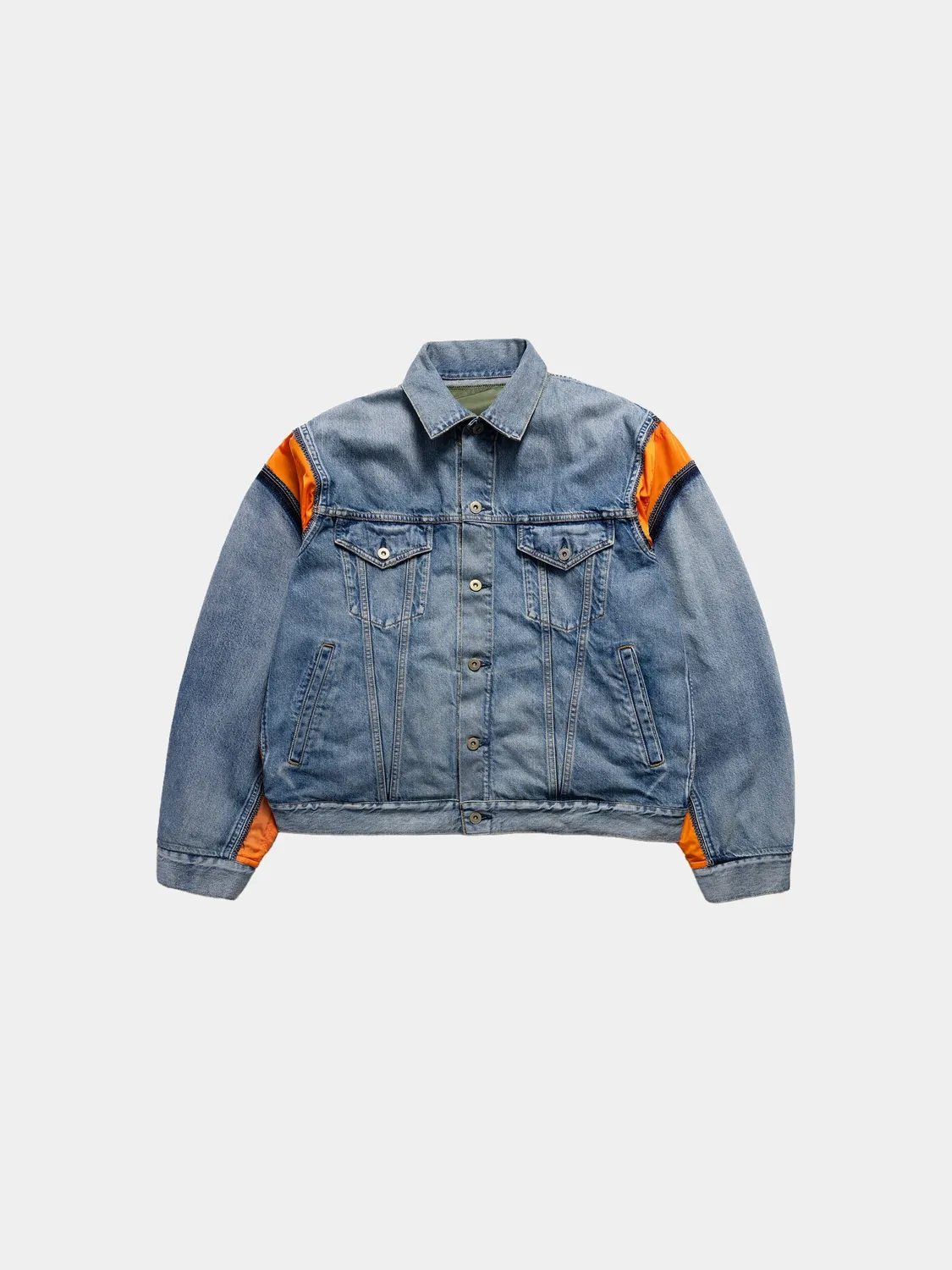 Alpha Industries Junya Watanabe MA-1 bomber Sage réversible nylon
