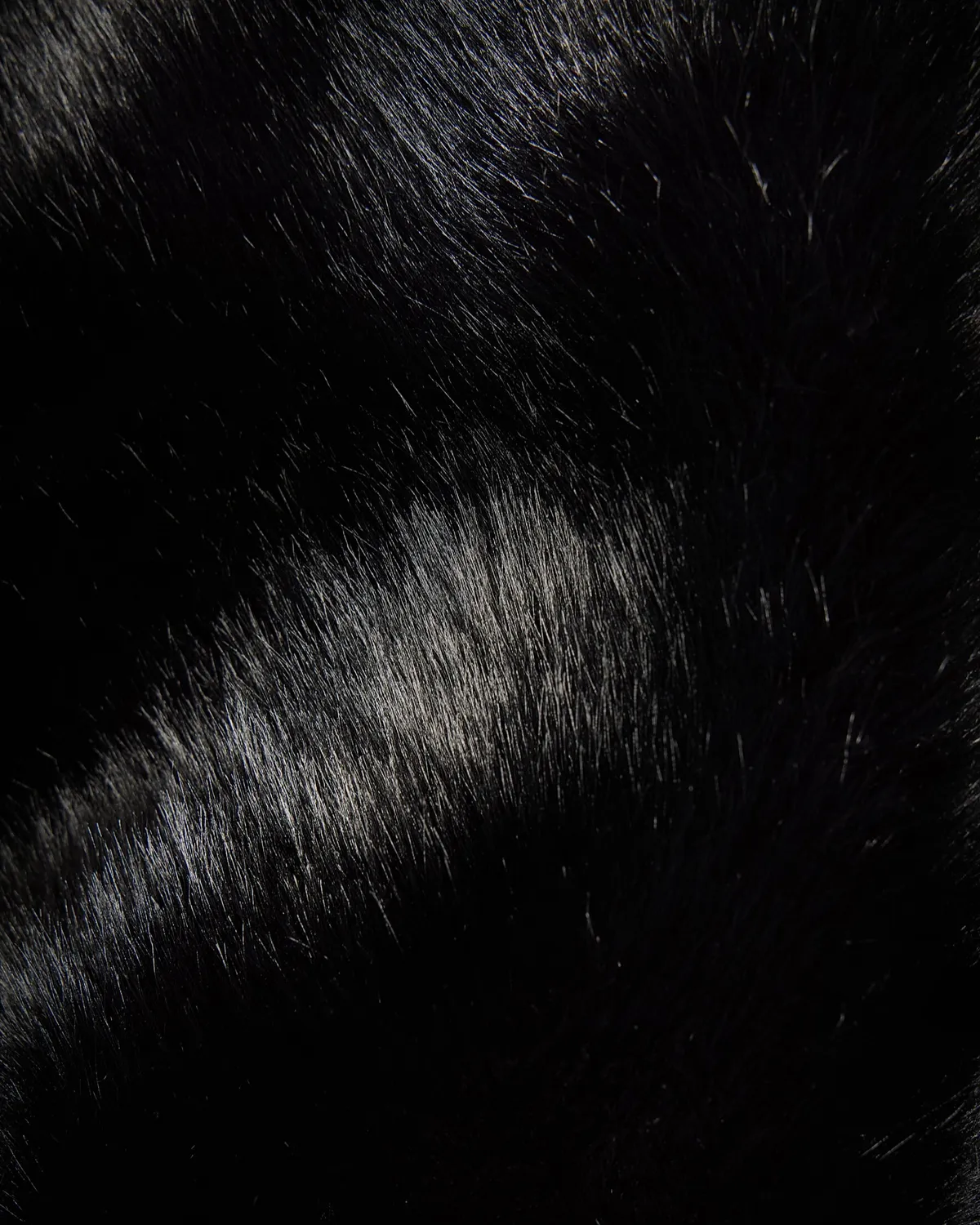 Moose Knuckles Ember veste fausse fourrure noire oversize