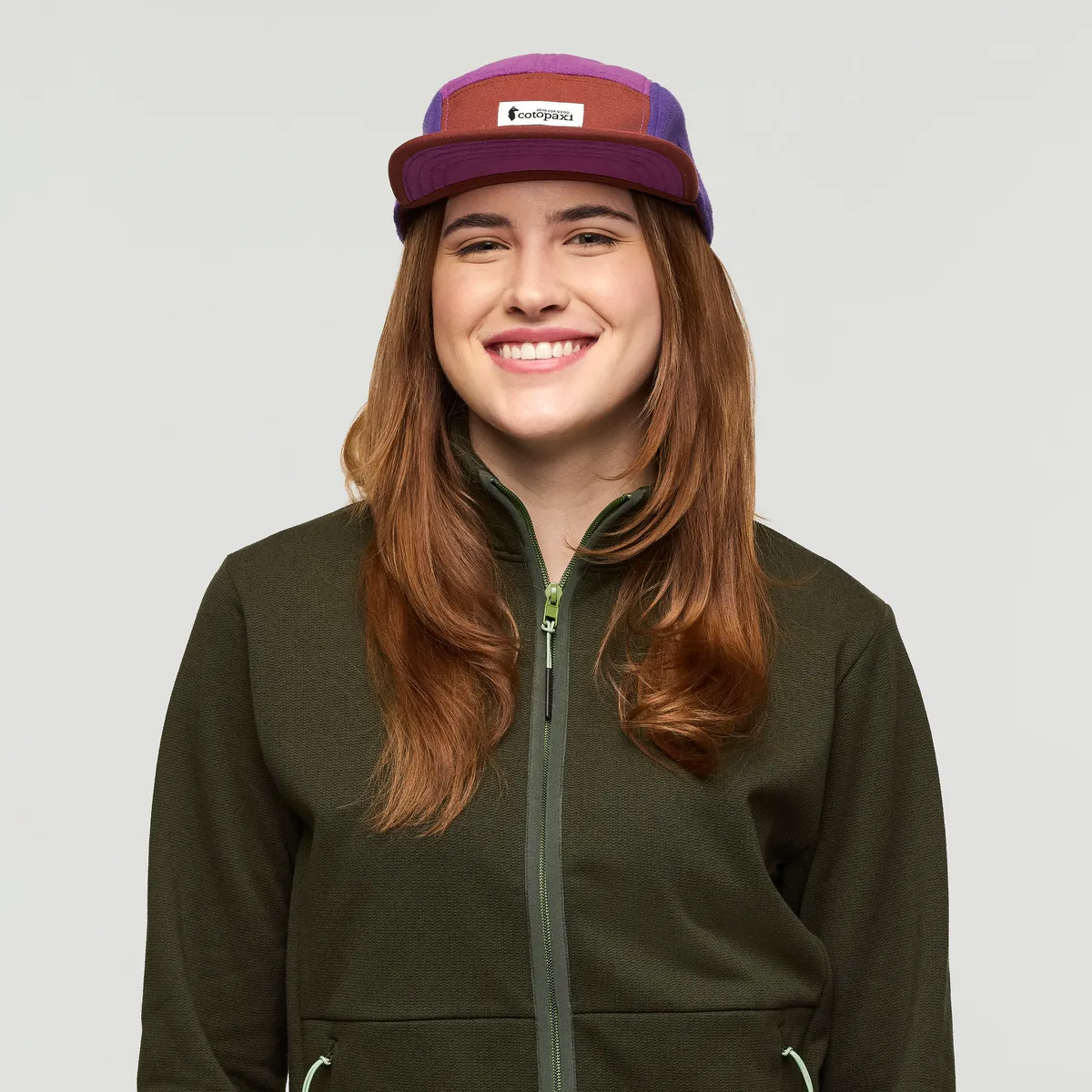 Cotopaxi Fleece 5-Panel casquette polaire recyclée Rusty
