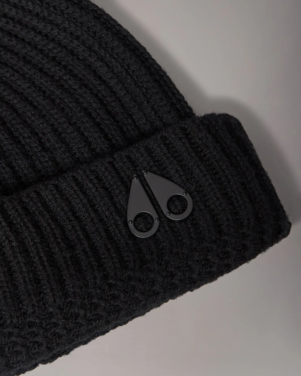 Moose Knuckles Tremble Beanie bonnet black chaud
