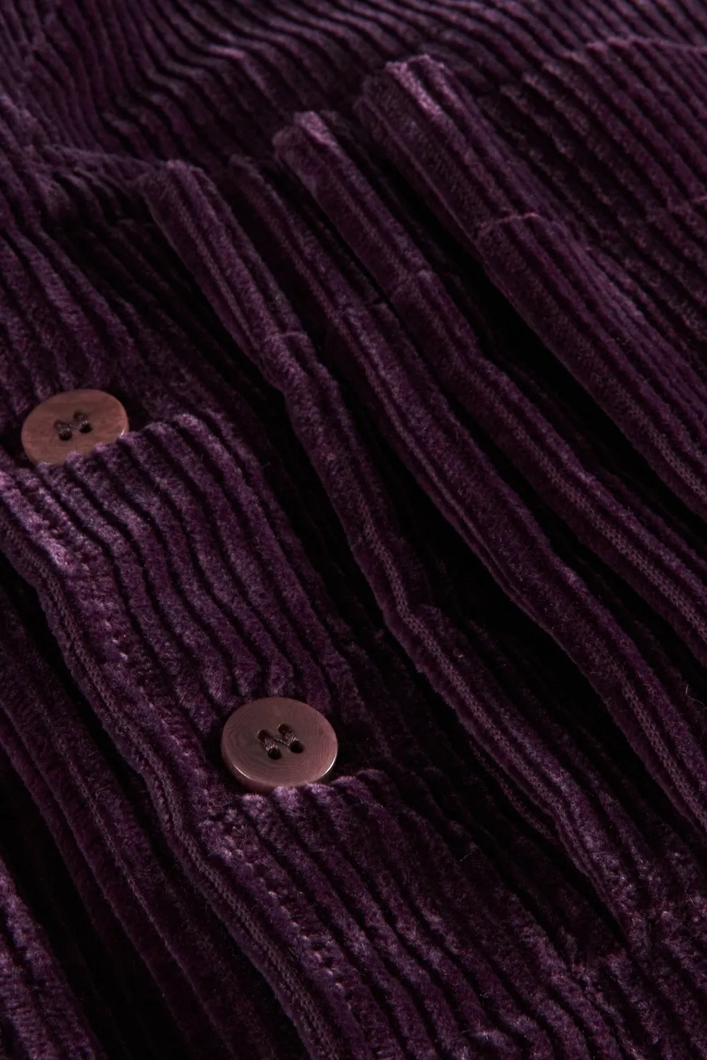 Hollington 20 poches gilet velours magenta 85% coton