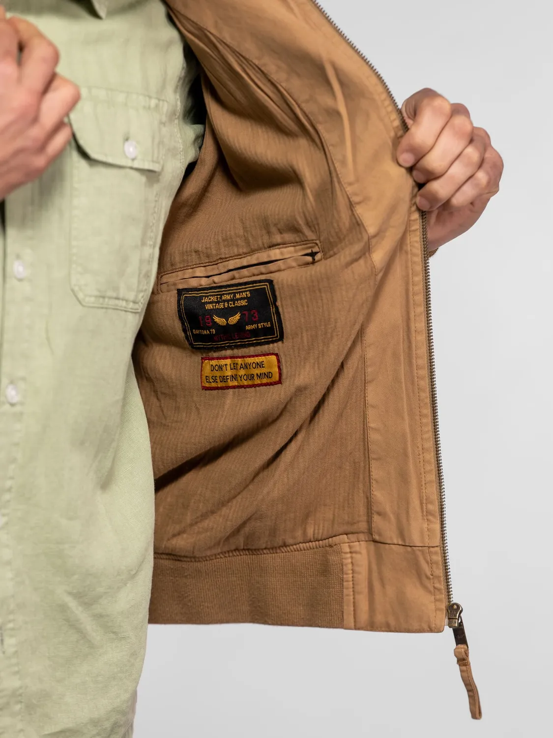 DAYTONA Paulding bomber homme coton broderie aviateur