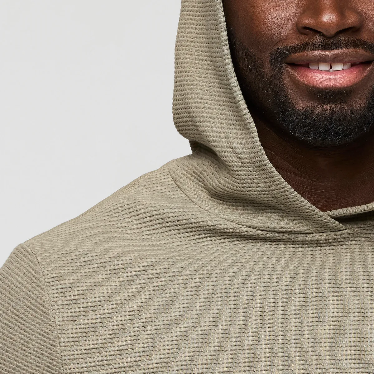 Cotopaxi Atajo Waffle Hoodie sweat homme Deep Sea gaufré