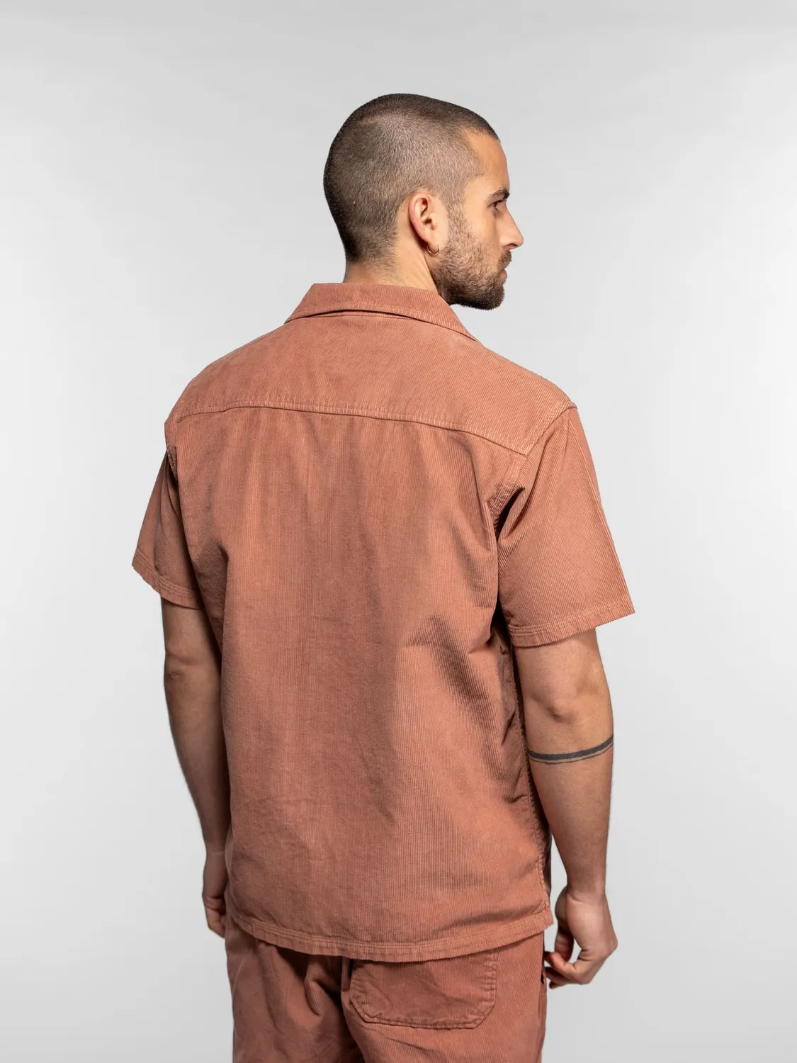 DAYTONA Citrus chemise worker velours beige