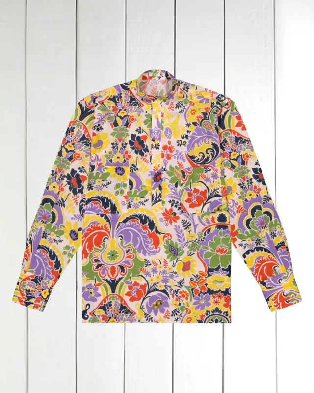 Hollington flamboyance chemise col mao Liberty taille M