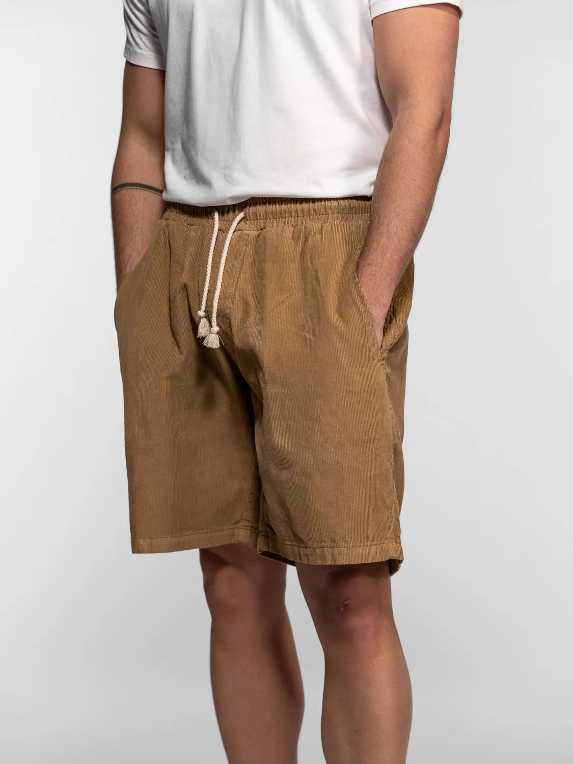 Daytona Letcher short velours homme taille élastique