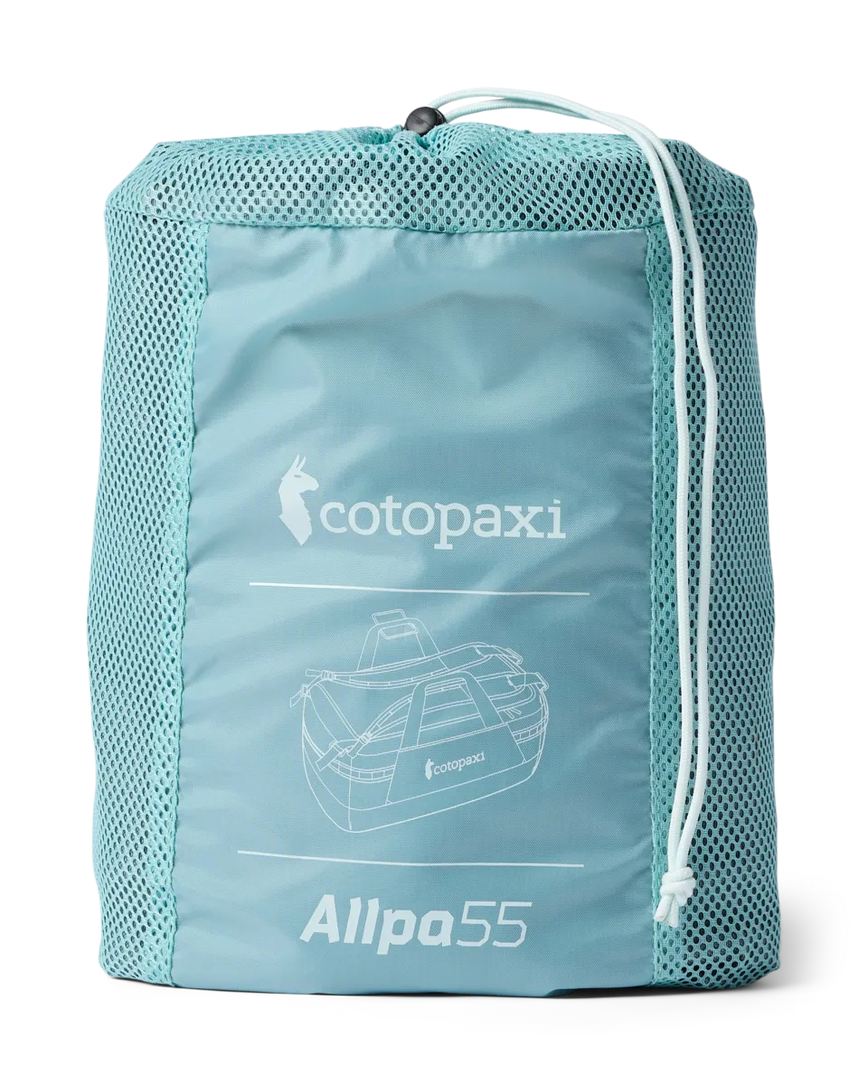 Cotopaxi Allpa Getaway 55L sac de voyage Tide Pool recyclé
