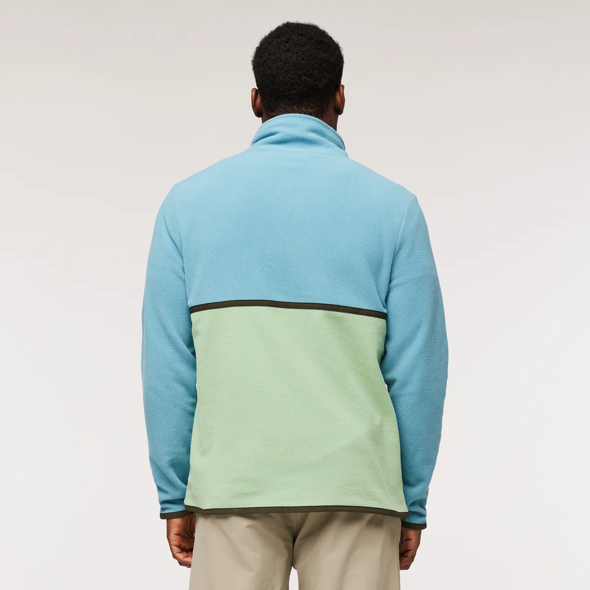 Cotopaxi Amado pull polaire homme Graphite demi-zip recyclé