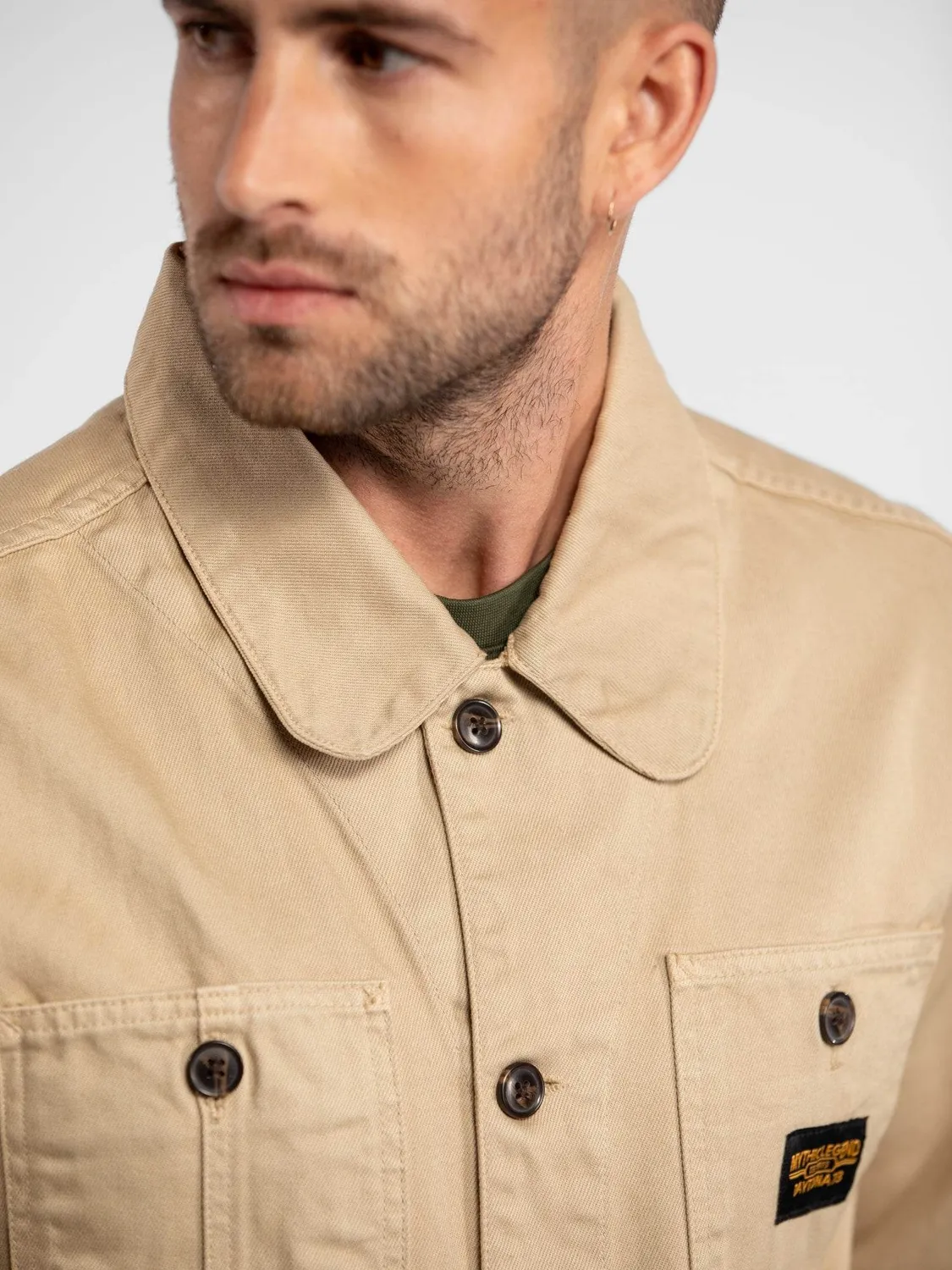 Daytona Willsbay veste travail bleu coton denim