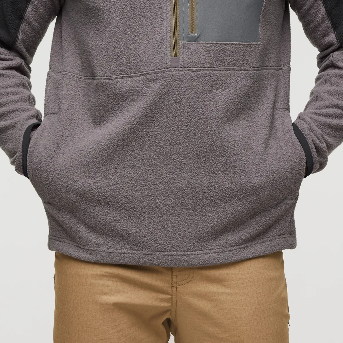 Cotopaxi Abrazo Fleece Half-Zip polaire homme noir recyclé