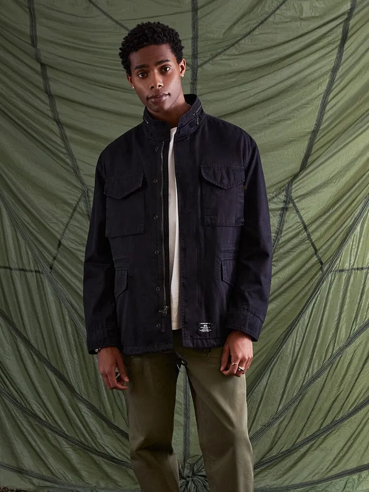 Alpha Industries M-65 Mod Gen II field jacket noir 100% coton