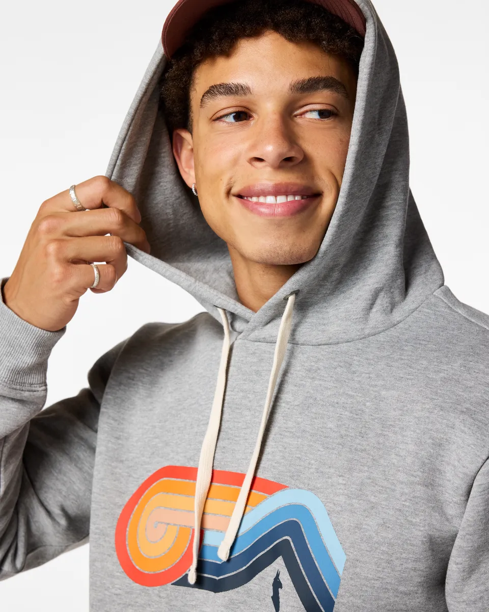 Cotopaxi Melting Sunset sweat capuche homme gris coton bio